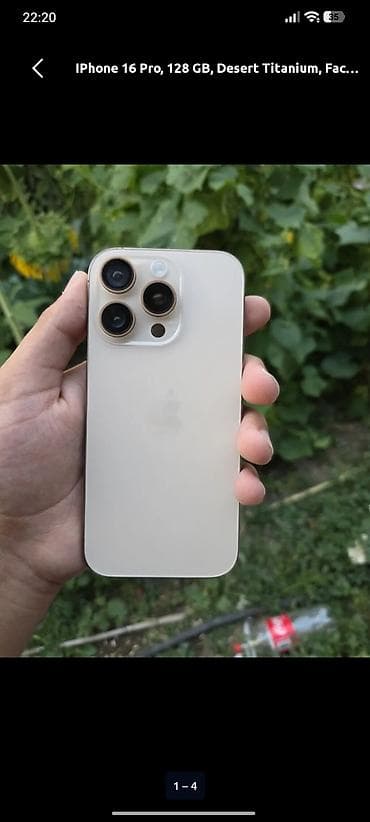 IPhone 16 Pro, 128 GB, Desert Titanium
