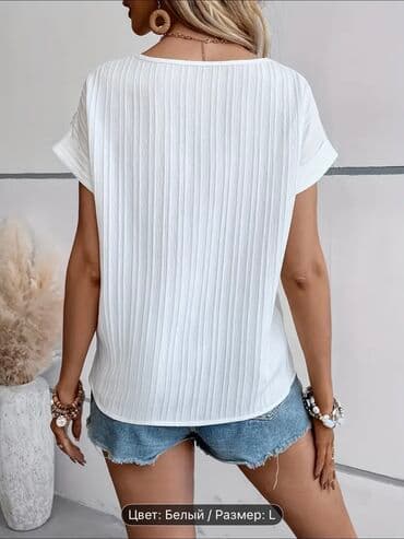 ağ koftalar: Женская футболка
заказывали с temu, ни разу не носили — 2