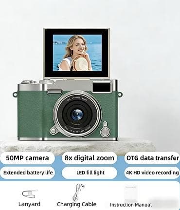 intel core i5 socket 775: 50 MP rəqəmsal fotoaparat – selfi və vlog üçün çevrilən ekranlı Əsas — 1