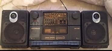 SUPRA SMX-105E stereo musiqi mərkəzi - 2 ayrılan səsucaldanlı kompakt