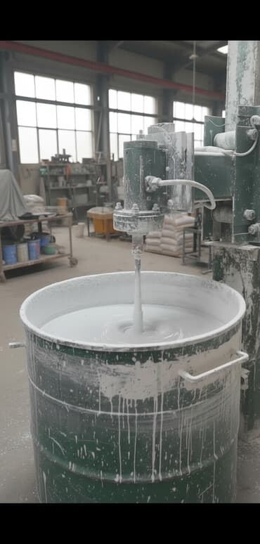 Qayçılar: Sənaye tipli boya/şpak/dekorativ qarışdırma qurğusu Üç qazanı ilə — 2