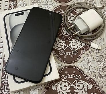 iphone 15 sadə: IPhone 15, 128 GB, Midnight, Barmaq izi, Simsiz şarj, Face ID — 3