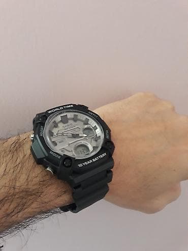 m4 saat: Yeni, Qol saatı, Casio, rəng - Gümüşü — 4