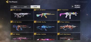 qızıl sikkə: 2021-ci ildən istifadə olunan şəxsi Call of Duty Mobile hesabıdır — 6