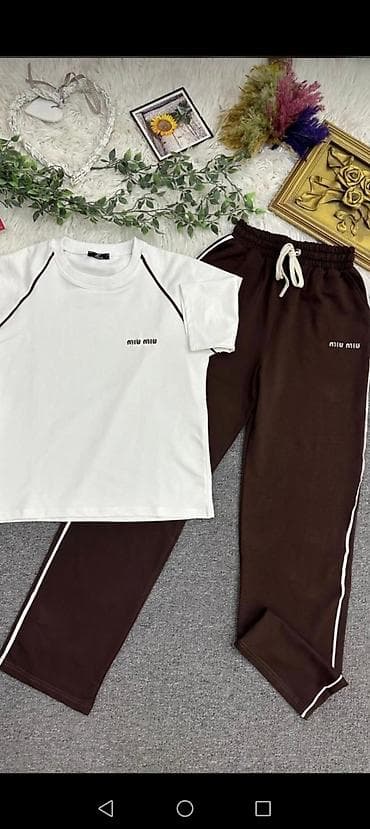 İdman dəsti – 2 parçadan ibarət - Üst: ağ rəngli qısaqol köynək, sinə