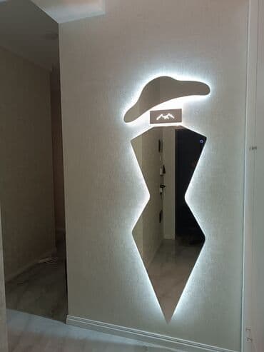 Кухонные принадлежности: Зеркало Настенное, Декоративное, С подсветкой — 6