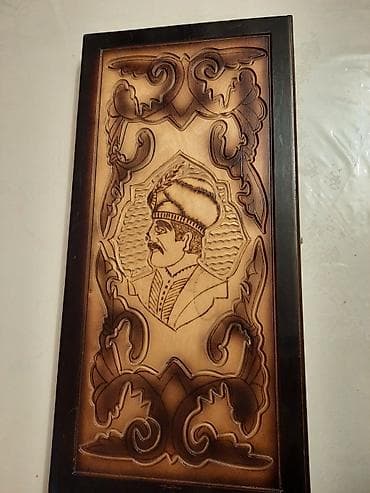 nerd taxta satisi: Əl oyma naxışlı taxta dama–nərd–şaхmat taxtası işlənməyib təzədi 120m — 2
