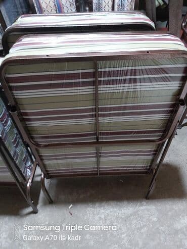 купить раскладушку в баку: Новый, Раскладушка с мочалкой — 4