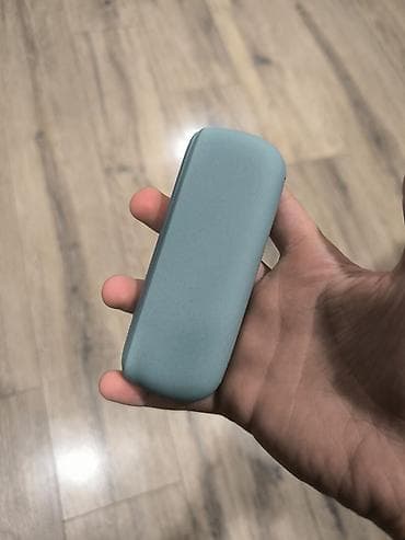 i̇qos: IQOS cihazı – tütün qızdırma sistemi (mavi/boz tonlarda) — 1