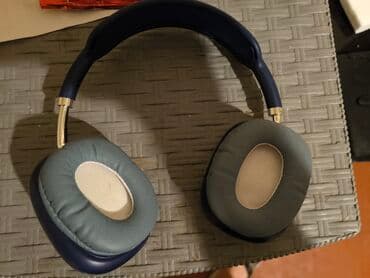 Minidisk və disk pleyerlər: Qulaqlıq – tam ölçülü, başüstü model - Rəng: tünd mavi gövdə, boz — 1