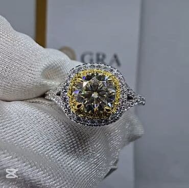 tek das uzuk qiymetleri: Üzük, Gümüş, Brilyant, 1.01-1.50 Karat — 1