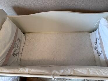 стульчик и кресло кочалка для кормления: Для девочки и мальчика, Б/у, Колыбель, С матрасом, С механизмом качания — 4