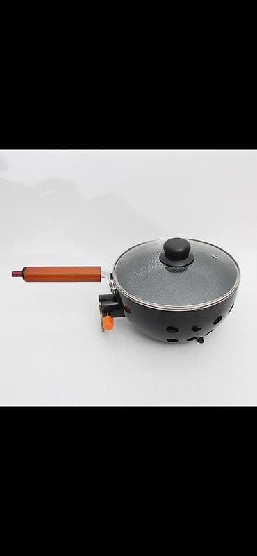 baliqci toru: Özübişirən kamp tavası. Gördüyünüz bu məhsul, tam hündürlüyü 9,6 sm — 2