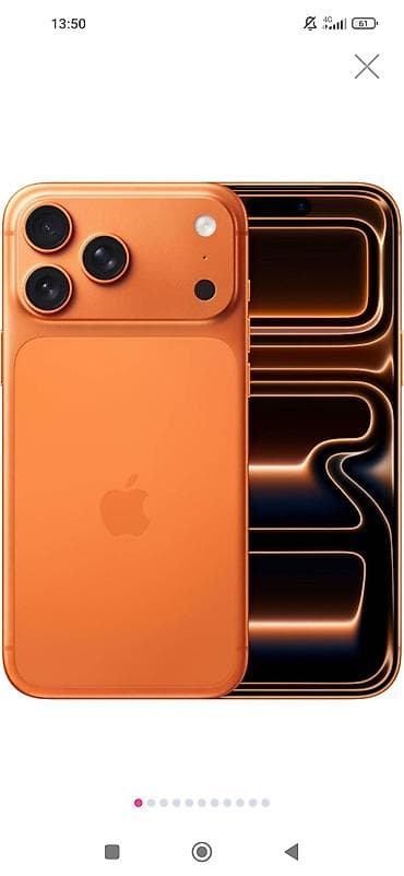 IPhone 17 Pro Max, 256 GB, Narıncı
