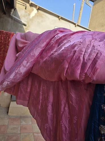 Döşəklər: Yataq üçün rəng - Çəhrayı Yataq örtüyü — 1