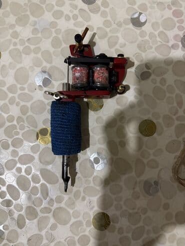 Digər gözəllik və estetika cihazları: Tatu avadanlıqları seti - Klassik coil tipli tatu maşını (qırmızı — 3