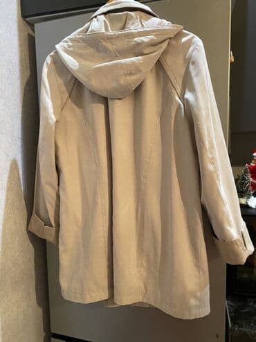 Шубы: Плащ, XL, цвет - Бежевый — 2