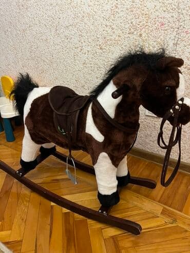 детский игровой набор черепашки ниндзя: Uşaq üçün yelləncək at oyuncaq musiqilidi böyükdü 5yaşa qeder uyğundu — 1