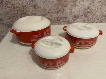 Rəng - Qırmızı, Yəmək üçün termos