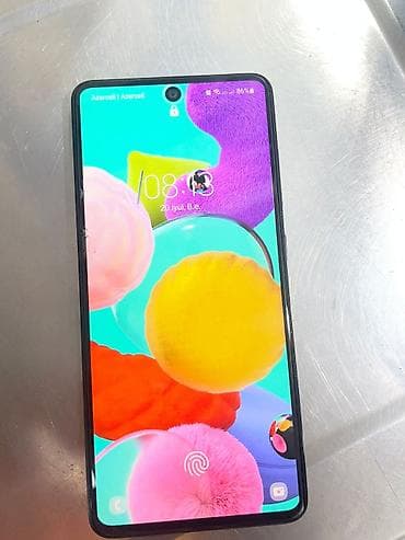 Elektronika: Samsung Galaxy A51, 64 GB, Barmaq izi — 2