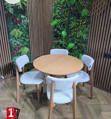 is masası: Qonaq otağı üçün, Yeni, Açılan, Oval masa, 8 stul — 6