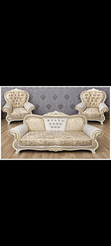 sumqayit stol stul: İşlənmiş, Divan, 2 kreslo — 1