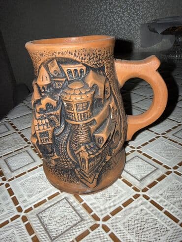 taxta gul qablari: Fiqur, Keramika, rəng - Qəhvəyi — 6