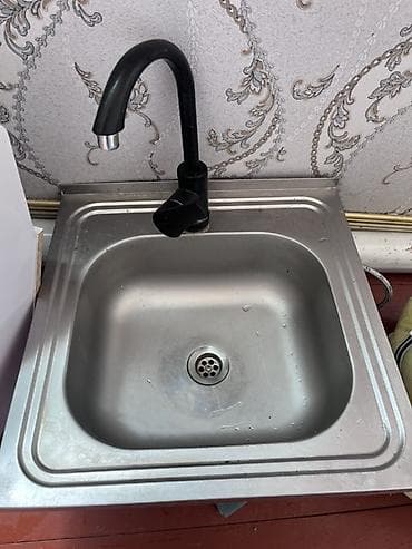 panel cit: Mətbəx üçün dəst: lavabo + kran, aspirator və LEYDI markalı hob — 1