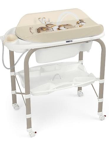 ucuz tablolar: Uşaq üçün vanna və altını dəyişmə masası – CAM markası - 2-si 1-də — 1