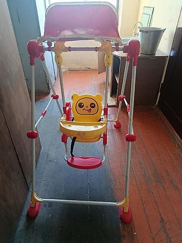 hello kitty oyuncaq: Uşaq yelləncəyi – Baldan markası - Rəng: sarı/qırmızı - Material — 1
