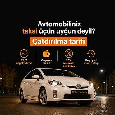 bag evi işi: Sürücü-kuryer tələb olunur, Şəxsi nəqliyyat vasitəsi ilə, Saatlıq ödəniş, Təcrübəsiz — 1