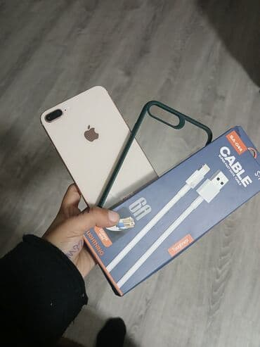 xarab telefon satisi: IPhone 8 Plus, 64 GB, Desert Titanium, Qırıq — 7