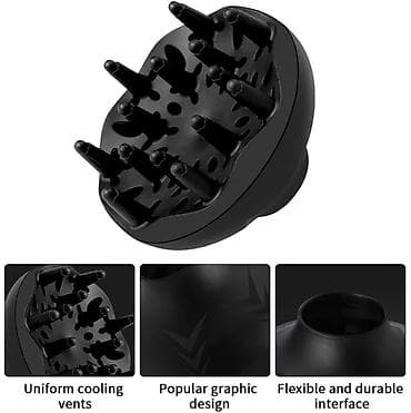su dalgasi fen: Saç qurutma maşını üçün universal diffuzor başlıq - Məhsul: Styling — 3