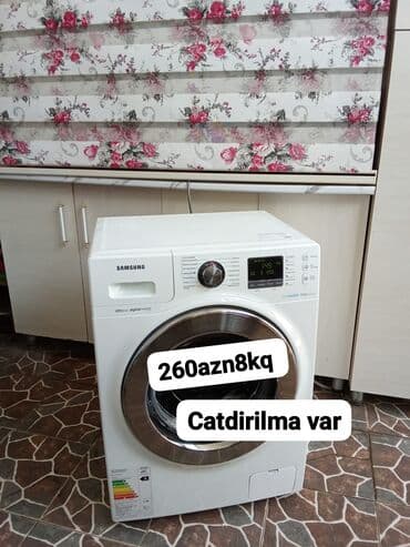 vestel paltaryuyan 7kq qiymeti: Paltaryuyan maşın Samsung, 8 kq, Avtomat, Qurutmasız — 1
