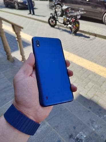 Samsung Galaxy A10, 32 GB, rəng - Göy, Sensor, Sənədlərlə, Zəmanət