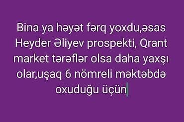 emircanda kiraye ev: Xırdalanda uzunmüddətli kirayə üçün 3–4 otaqlı boş ev axtarılır. Bina — 3