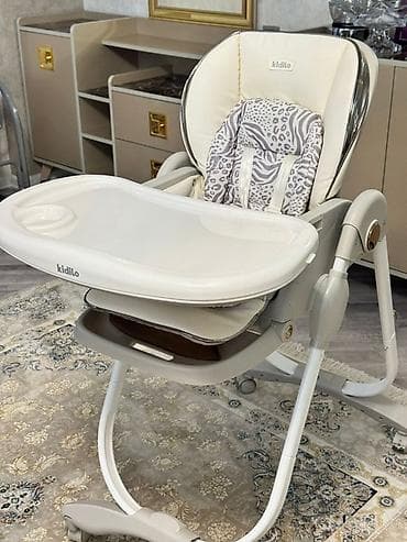 uşaq oyuncaq dəsti schleich: Kidillo brendi uşaq yemək stulu-Salyan rayonunda. - Rəng: krem/boz - — 4