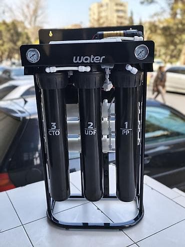 termo pasta: Sənaye tipli su təmizləmə sistemi - 3 mərhələli filtrasiya: 1) PP — 2