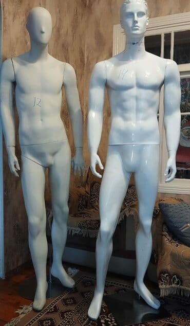 manekenler: Kişi, Qadın, Uşaq, Ağ — 2