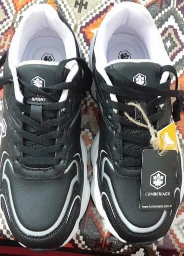 женские кеды сникерсы: Размер: 36, цвет - Черный, Новый — 2