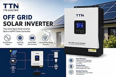 instrumenti: TTN Electric Off-Grid Günəş İnvertoru 12KW--- 1800Manat Məhsul — 1