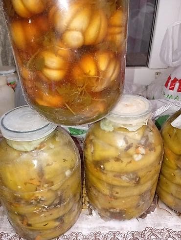 Şirniyyat məhsulları: Ev şəraitində hazırlanmış turşu çeşidləri - Xiyar turşusu – sarımsaq — 3