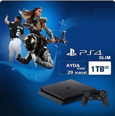 PlayStation 4 Slim oyun konsolu – 1 TB yaddaş - 1 TB HDD: yüzlərlə