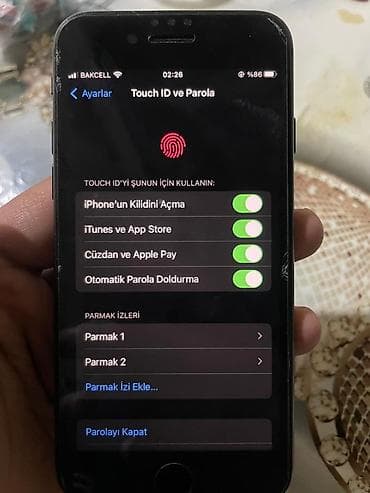 ıphone 8 ekran: IPhone 8, 64 GB, Qara, Barmaq izi — 4