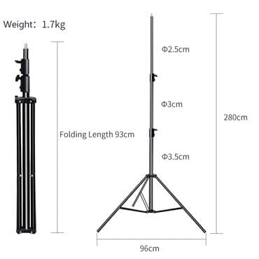 Аудиотехника: Godox 280 sm (2.8 m) Tripod Monopod. Studiya üçün Metrolara — 2