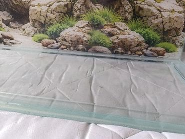 yumru akvariumlar: Dördbucaq akvarium, Boş, 160 l, Pulsuz çatdırılma — 1