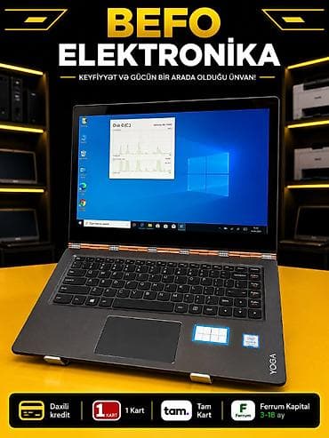 lenovo yoga 7: İşlənmiş Lenovo Yoga, 13.3 ", Intel Core i7, 256 GB, Ünvandan götürmə, Ödənişli çatdırılma, Rayonlara çatdırılma — 1