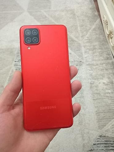 Samsung Galaxy A12, 64 GB, rəng - Qırmızı, İki sim kartlı lalafo.az -da Samsung Galaxy A12, 64 GB, rəng - Qırmızı, İki sim kartlı