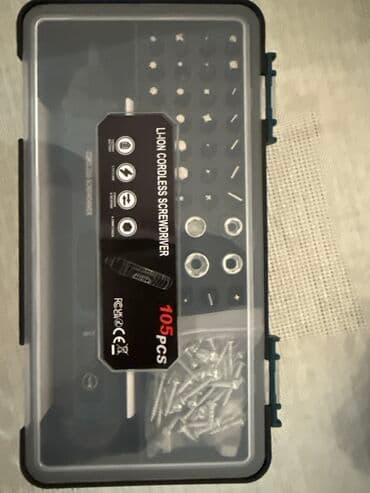 Li-ion simsiz vintaçan dəsti – 105 hissə - Model: TY-CS07 -