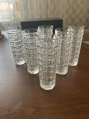 Stəkanlar, Şüşə, 6 ədədli dəst